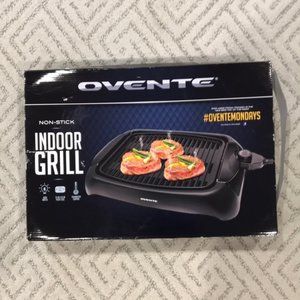 Ovente Non-Stick Indoor Grill -13”x10” plate size
